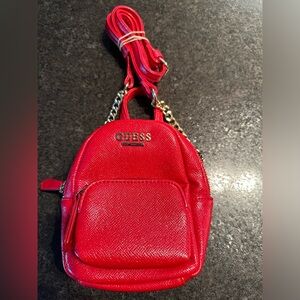 Guess small hand bag red